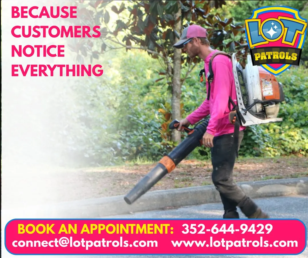 Commercial grounds social media post designed by Legacy Sales Engineering for Lot Patrols